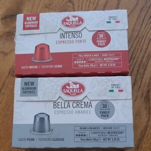 Saquella Espresso Capsules